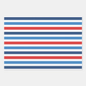 Trendiges Strickpapier, Flachblatt-Set 3 Geschenkpapier Set (Vorderseite 3)