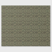 Trendiges Tarnmuster Grün Geschenkpapier (Flach)