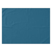 Trendiges Teal Blaues Massives Tischdecken (Vorderseite (Horizontal))