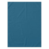 Trendiges Teal Blaues Massives Tischdecken (Vorderseite)