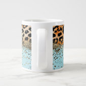 Trendiges Tierprint-Design Jumbo-Tasse (Rückseite)