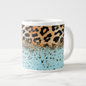 Trendiges Tierprint-Design Jumbo-Tasse (Vorderseite Rechts)