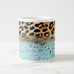 Trendiges Tierprint-Design Jumbo-Tasse