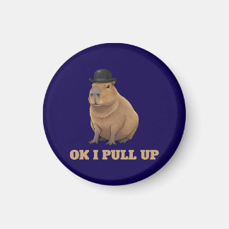 Trendiges und lustiges Capybara-Meme-Design Magnet