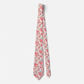 Trendiges Vatertagsgeschenk Rosenblume Krawatte (Vorderseite)