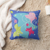 Trendiges Vektormuster einer sommerlichen Blume in Kissen (Decke)