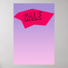 Trendiges Zine Style Sign Paper Ausschneiden Poster