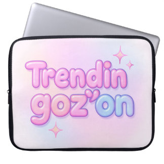 Trendin Goz’on Pastel-Tie-Dye  Laptopschutzhülle