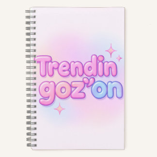 Trendin Goz’on Pastel-Tie-Dye Notizblock