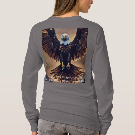 Trending Basic Long Sleeve T - Shirt in den USA (Rückseite)