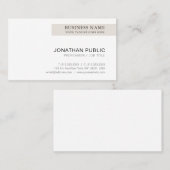 Trending Beruflich Moderne Chic Minimalistisch Visitenkarte (Vorne/Hinten)