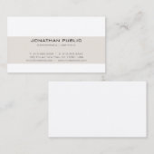 Trending Beruflich Simple Creative Modern Schlicht Visitenkarte (Vorne/Hinten)