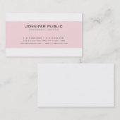 Trending Beruflich Sleek Modern Stylish Luxury Visitenkarte (Vorne/Hinten)