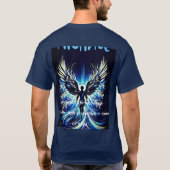 Trending Blue Angel Michel Basic T-Shirt by Zazzle (Rückseite)