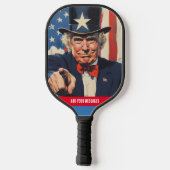 Trending Custom Message Trump 2024 Pickleball Schläger (Rückseite)