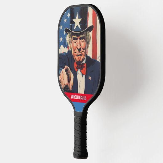 Trending Custom Message Trump 2024 Pickleball Schläger (Links)