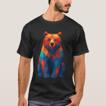 Trending Design des geometrischen Teddybären