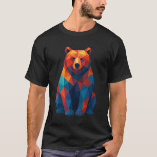 Trending Design des geometrischen Teddybären T-Shirt