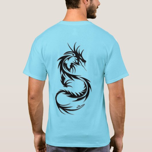Trending Dragon Tattoo Style T - Shirt (Rückseite)