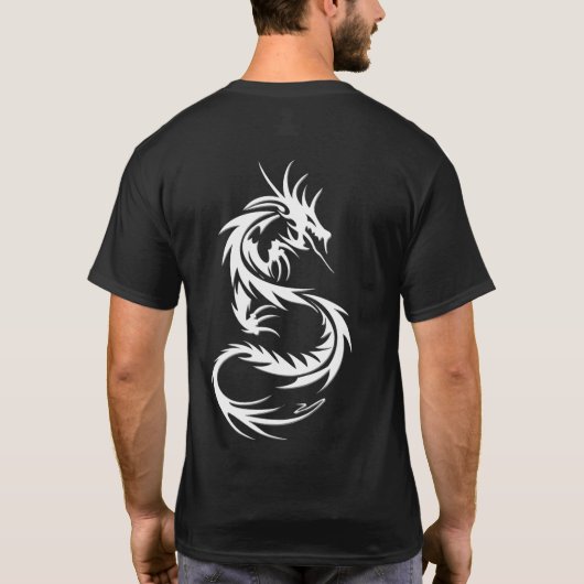 Trending Dragon Tattoo Style T - Shirt (Rückseite)