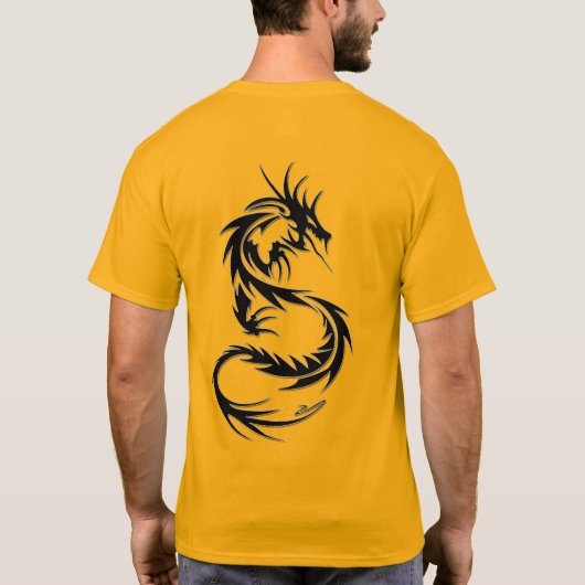 Trending Dragon Tattoo Style T - Shirt (Rückseite)
