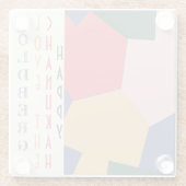 Trending Dreidels Glasuntersetzer (Rückseite)