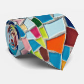 Trending FunkyTerrazzo Colorful Neck Tie Krawatte (Gerollt)