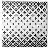 Trending Geometric Square Pattern Keramik Tile Fliese (Vorderseite)