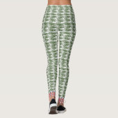 Trending Green Grass Capri Leggings (Rückseite)