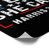 Trending Kamala Yes you can Poster (Ecke)