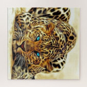 Trending Leopard Blue Eyes Puzzle (Horizontal)