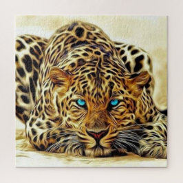 Trending Leopard Blue Eyes Puzzle
