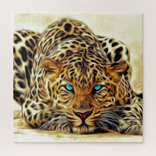 Trending Leopard Blue Eyes Puzzle