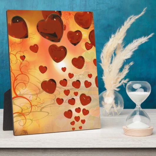 Trending Liebe Herzen, Accessoires. Valentinstag Fotoplatte (Seite)