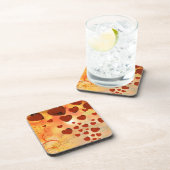 Trending Liebe Herzen, Accessoires. Valentinstag Getränkeuntersetzer (Rechte Seite)