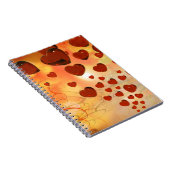 Trending Liebe Herzen, Accessoires. Valentinstag Notizblock (Rechte Seite)