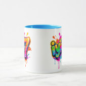 Trending Meme Modern Teen 67 6-7 IYKYK Tasse (Zentrum)