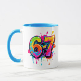 Trending Meme Modern Teen 67 6-7 IYKYK Tasse