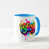 Trending Meme Modern Teen 67 6-7 IYKYK Tasse (VorderseiteRechts)