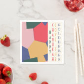 Trending Modern Chanukah Dreidels Serviette (Beispiel)