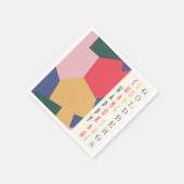 Trending Modern Chanukah Dreidels Serviette (Ecke)