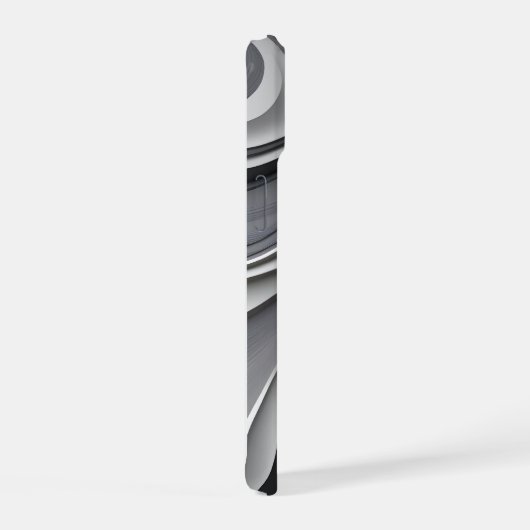 Trending Modern Gray Phone Case iPhone 15 Hülle (Rechte Seite)