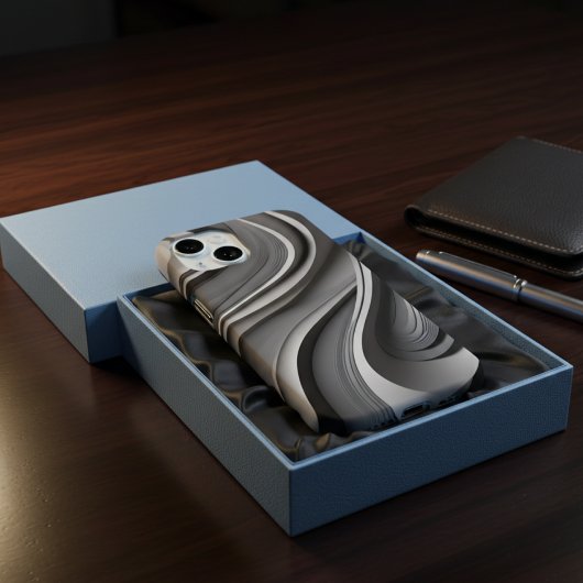 Trending Modern Gray Phone Case iPhone 15 Hülle