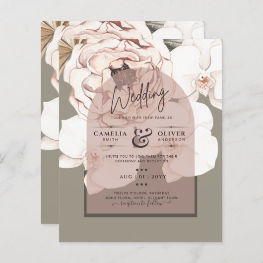 Trending MOSS BLUSH WEDD Sage Dusty Pink (Vorne/Hinten)