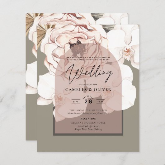 Trending MOSS BLUSH WEDD Sage Dusty Pink (Vorne/Hinten)
