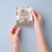Trending MOSS BLUSH WEDD Sage Dusty Pink Flyer (Gruppe)