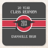 Trending! Neues Wiedersehen-Partys Rechteckiger Pappuntersetzer (Vorderseite)