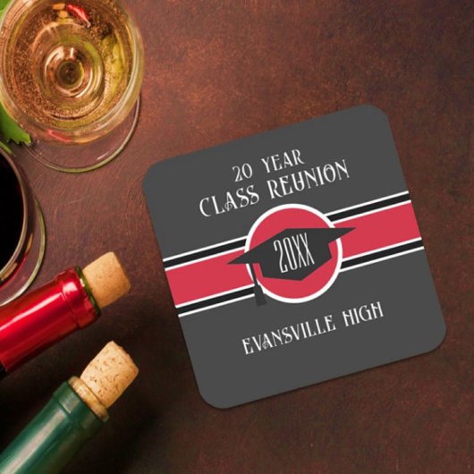 Trending! Neues Wiedersehen-Partys Rechteckiger Pappuntersetzer