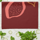 Trending Obst und Gemüse Illustrationen Geschirrtuch (Gefaltet)