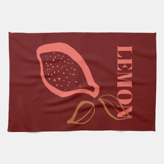 Trending Obst und Gemüse Illustrationen Geschirrtuch (Horizontal)